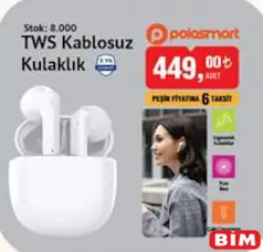 POLOSMART TWS KABLOSUZ KULAKLIK
